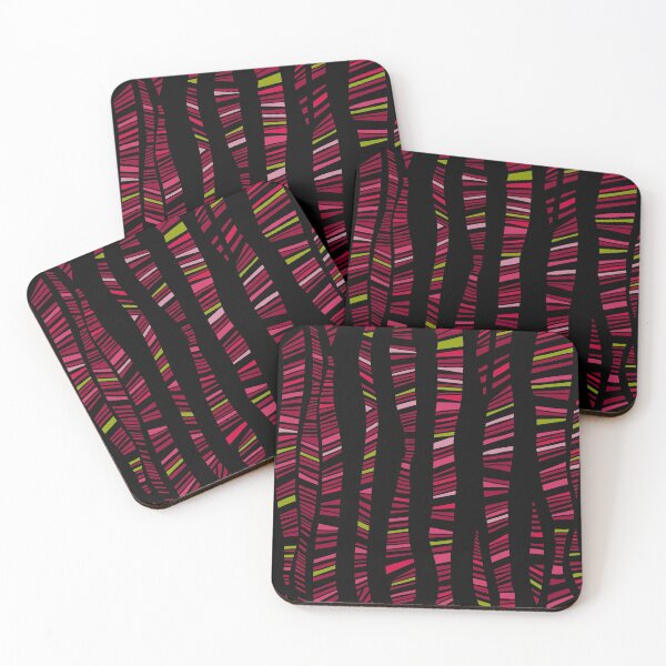 Item preview, Geometric Abstract Lines - Vibrant Warm Colours designed and sold by Sketchbook Designs.