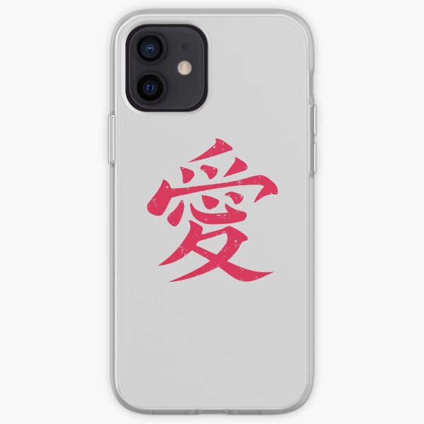 Symbole d'amour Coque souple iPhone