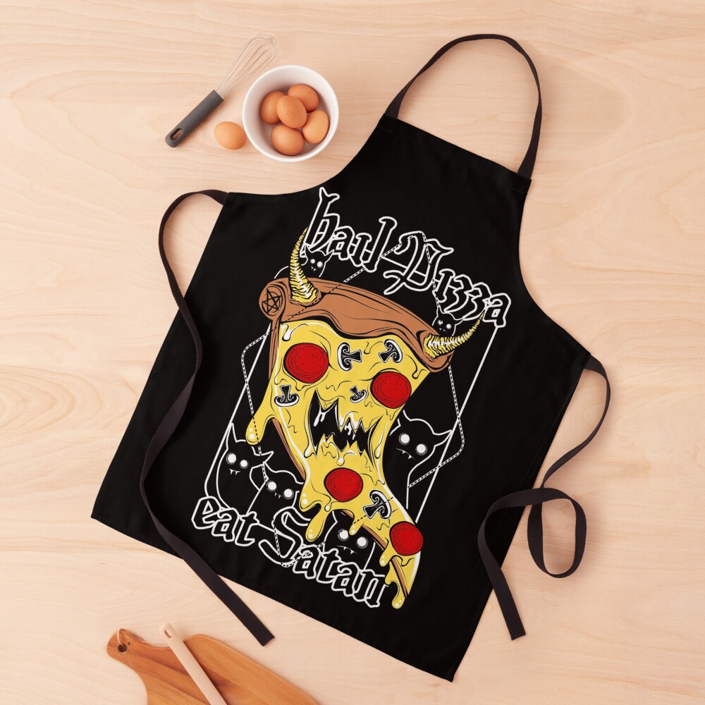 Hail Pizza! Eat Satan! Apron