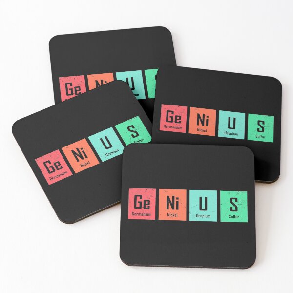 Item preview, Genius Chemistry Periodic Table Science Pun designed and sold by WarmlyGreetings.