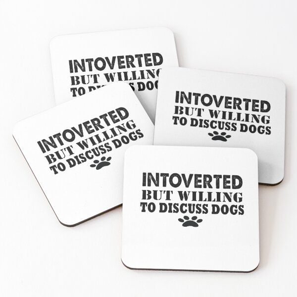 Item preview, Introverted But Willing To Discuss Dogs designed and sold by elyazidostore.