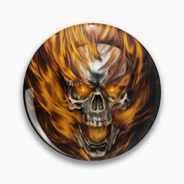 Item preview, FLAME SKULL T-Shirt designed and sold by PumpkinPi3.