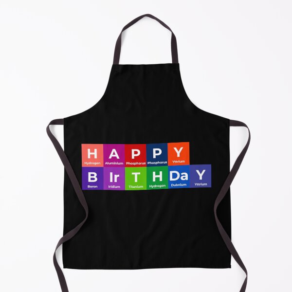 Item preview, Happy birthday Funny Chemistry Periodic Table Science Humor designed and sold by WarmlyGreetings.