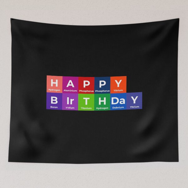 Item preview, Happy birthday Funny Chemistry Periodic Table Science Humor designed and sold by WarmlyGreetings.
