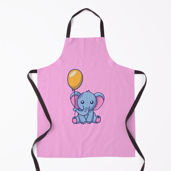 Item preview, Cute Elephant Holding Balloon designed and sold by griconut.