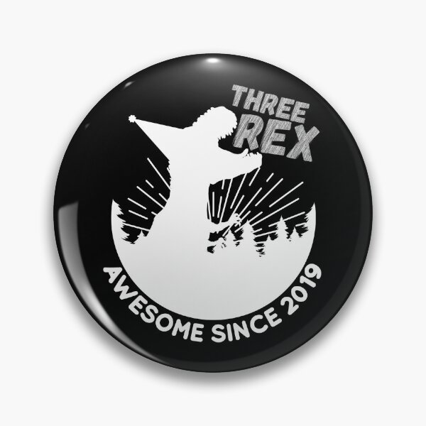 Item preview, AWESOME SINCE 2019, THREE REX, THREE YEARS OLD BIRTHDAY GIFT designed and sold by TheFirstOne.