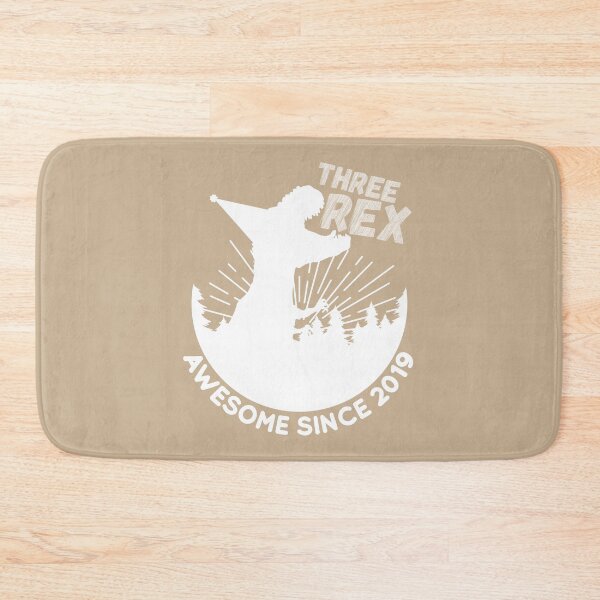 Item preview, AWESOME SINCE 2019, THREE REX, THREE YEARS OLD BIRTHDAY GIFT designed and sold by TheFirstOne.