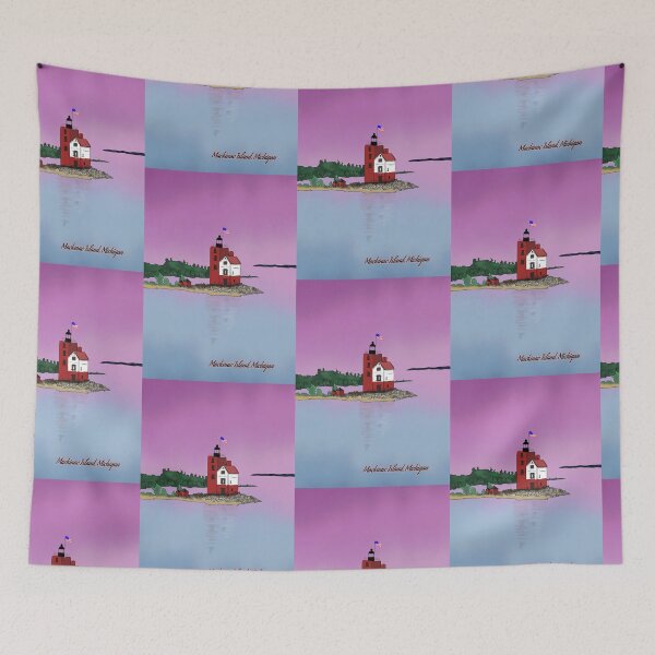 Item preview, Lighthouse Mackinac Island, Michigan designed and sold by Faramira11.