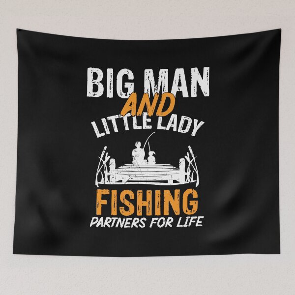 Item preview, Big Man And little lady ... Fishing Partners for life designed and sold by mzakarya.