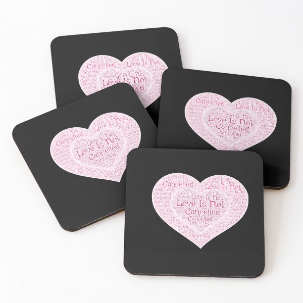 Item preview, Love Is Not Cancelled Heart (British English) designed and sold by JWIZZY.