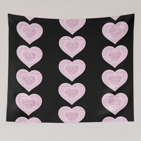 Item preview, Love Is Not Cancelled Heart (British English) designed and sold by JWIZZY.