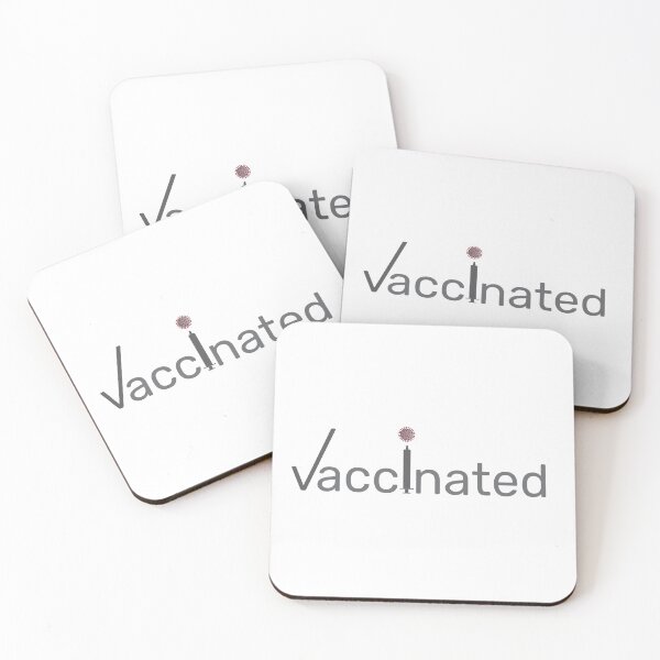 Item preview, Vaccinated vaccine injector and virus Gray Red designed and sold by sigdesign.
