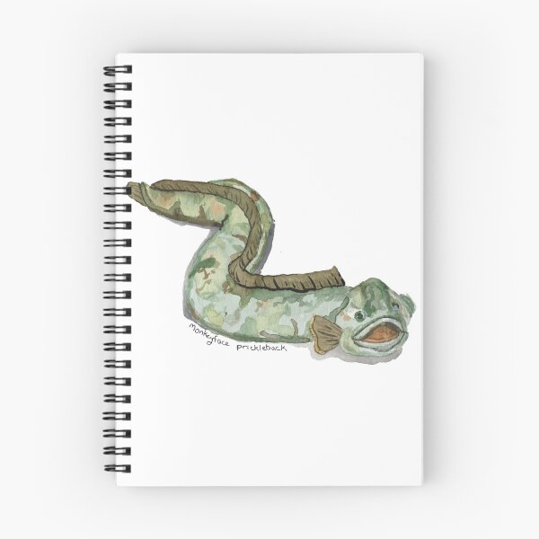 Item preview, Monkeylip Prickleback Watercolor Painting | Eel designed and sold by Zab Butler Design.