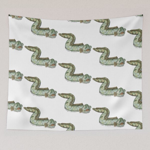 Item preview, Monkeylip Prickleback Watercolor Painting | Eel designed and sold by Zab Butler Design.