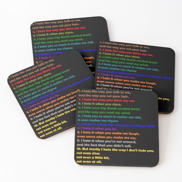 Item preview, 10 Things I Hate About You  designed and sold by The Merch.