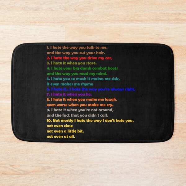 Item preview, 10 Things I Hate About You  designed and sold by The Merch.