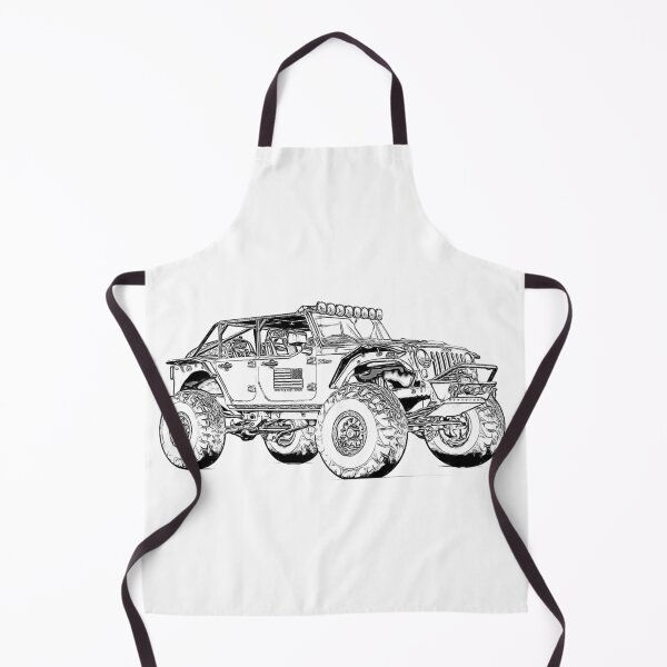 Item preview, Wrangler Truck Wireframe designed and sold by Auto-Prints.