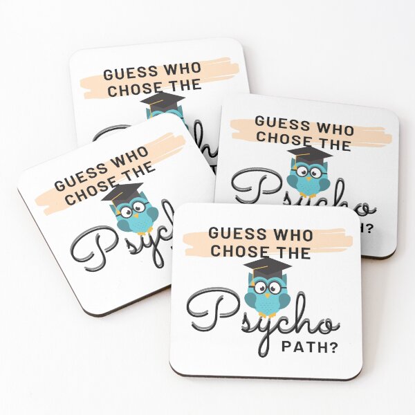 Item preview, Guess who chose the Psycho Path? - Psychology Design designed and sold by Psychologist's Inventory.