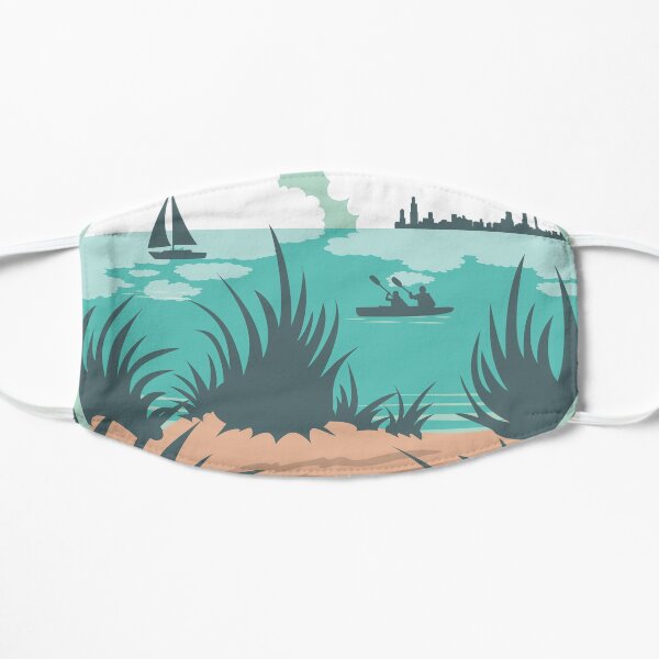 Happy Beachin Flat Mask