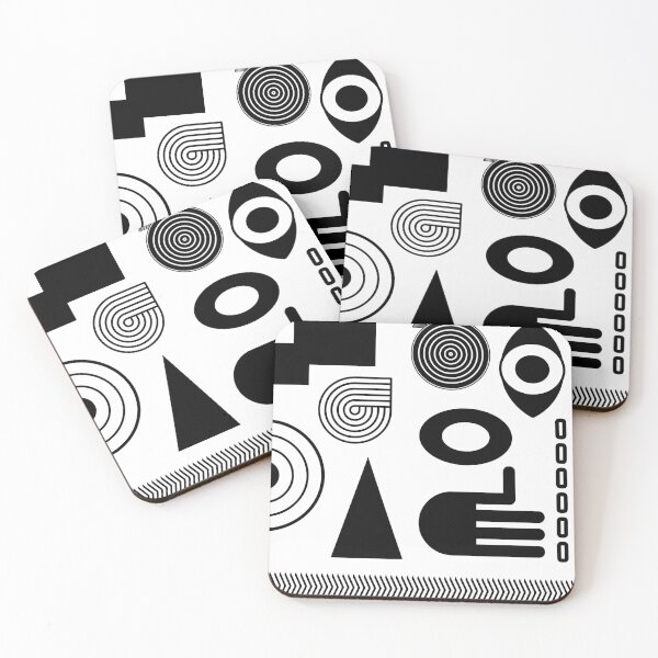 Item preview, Black White Geometric Pattern designed and sold by Pavnud.