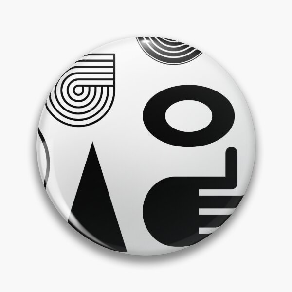 Item preview, Black White Geometric Pattern designed and sold by Pavnud.