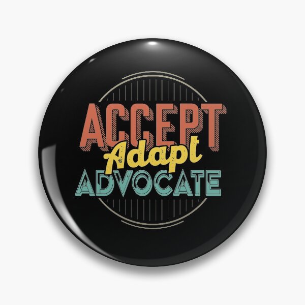 Item preview, Accept Adapt Advocate red yellow advocate designed and sold by Schallerer.