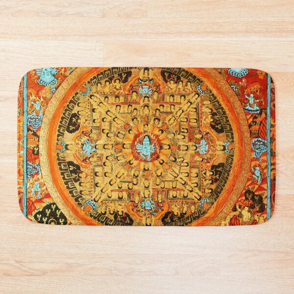 Item preview, Buddhist Mandala Ashta Bhairava Thangka 45 designed and sold by GuyBlank.