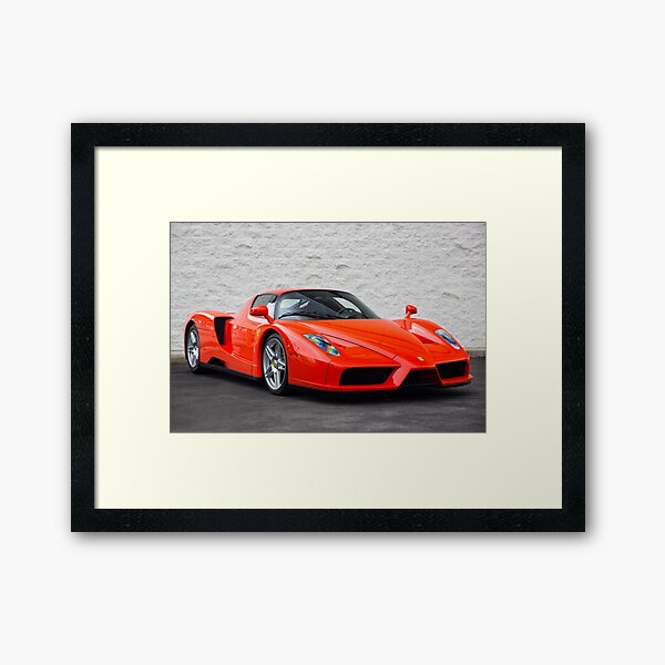 Rosso Dino Ferrari Enzo! Framed Art Print