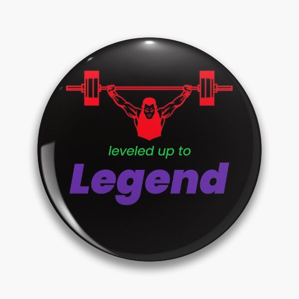 Item preview, Leveled up to legend gym  designed and sold by Socool101.