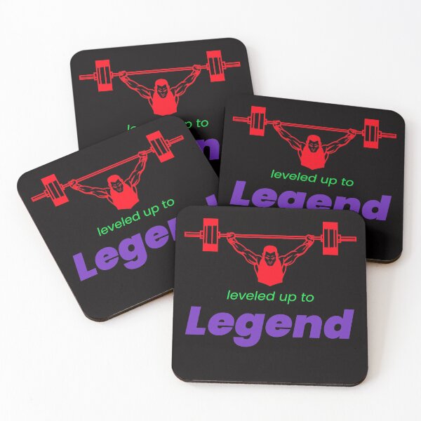 Item preview, Leveled up to legend gym  designed and sold by Socool101.