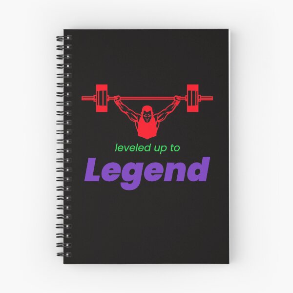 Item preview, Leveled up to legend gym  designed and sold by Socool101.
