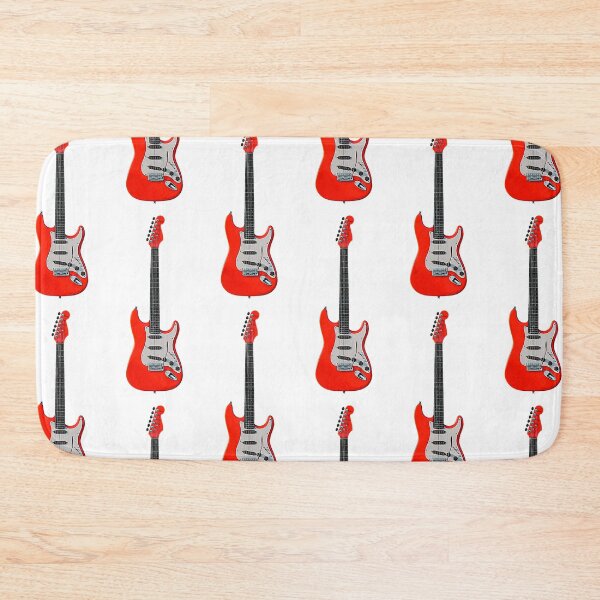 Item preview, Red Green Electric Guitar Teal designed and sold by PeterADesign.