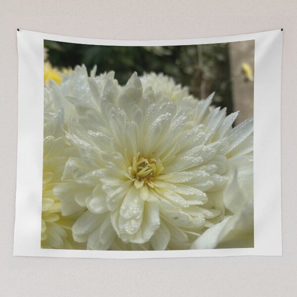 Item preview, White lily flower with fog droplets designed and sold by TRISHULs.