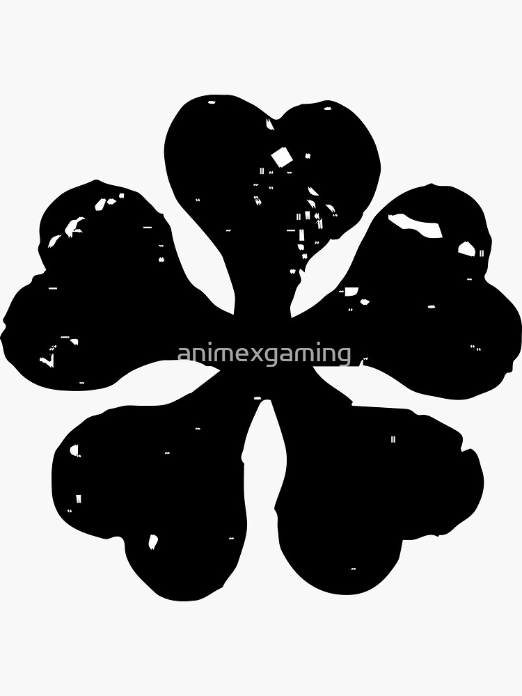 "Copy of Black Clover Anime Manga Logo Gift" Sticker by animexgaming