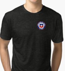 Chile Footbal Tri-blend T-Shirt