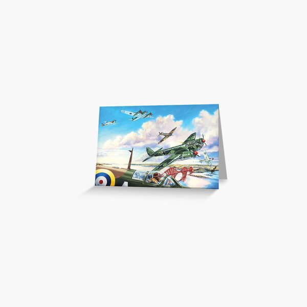 WW2 Raid on the Forth Greeting Card