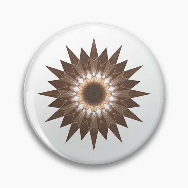 Item preview, Abstract Brown Wood Texture Mandala  designed and sold by OneLook.