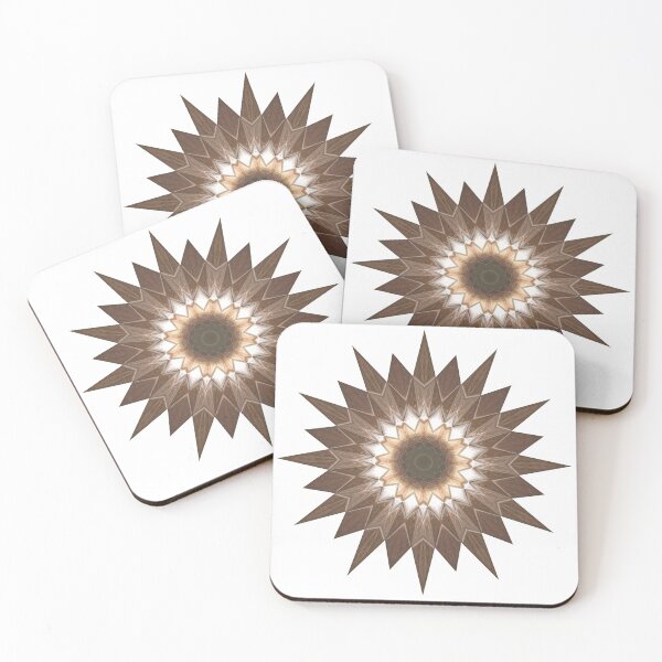 Item preview, Abstract Brown Wood Texture Mandala  designed and sold by OneLook.