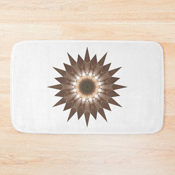 Item preview, Abstract Brown Wood Texture Mandala  designed and sold by OneLook.