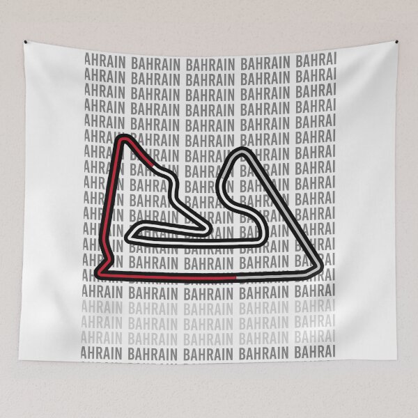 Item preview, Bahrain - F1 Racing Track Poster designed and sold by GreazyL.
