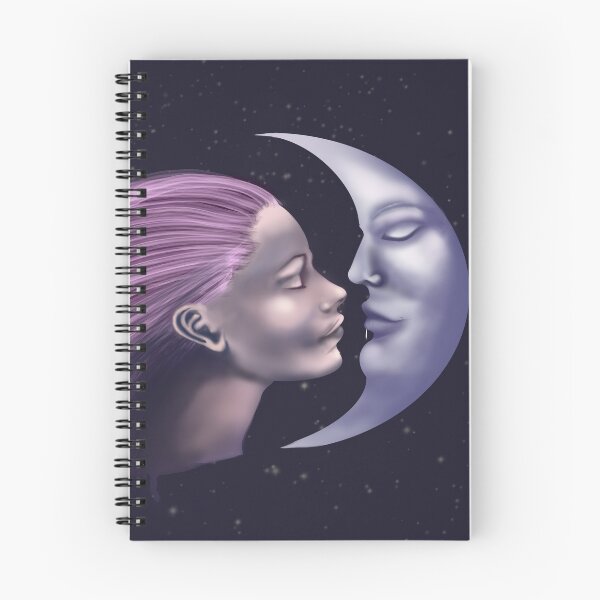 Item preview, Night kiss the moon designed and sold by Ginomandarino.