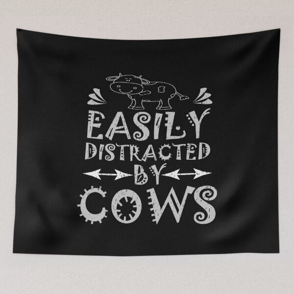 Item preview, Easily Distracted by Cows Shirt designed and sold by BoxHM.