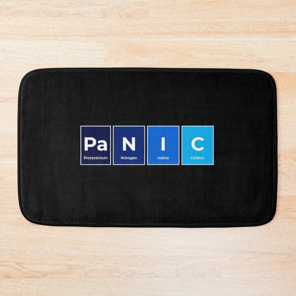 Item preview, Panic Funny Chemistry Periodic Table Science Pun designed and sold by WarmlyGreetings.