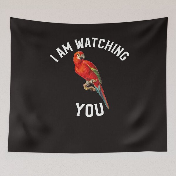 Item preview, PARROT I AM WATCHING YOU designed and sold by GILLES VAZIRI.