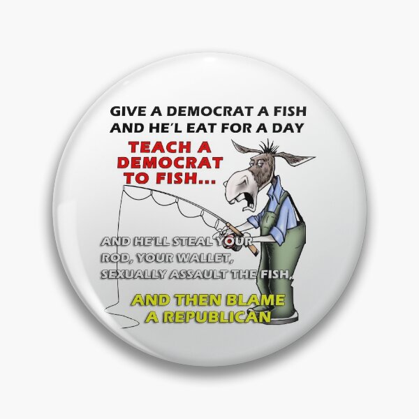 Item preview, Give A Democrat A Fish  designed and sold by NA-WEARS.