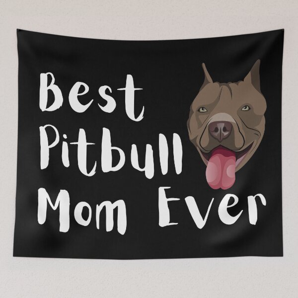 Item preview, Best Pitbull mom best dog mom ever designed and sold by OneTimeEngineer.