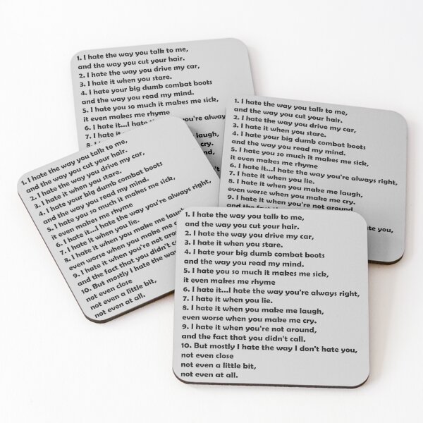 Item preview, 10 Things I Hate About You  designed and sold by The Merch.