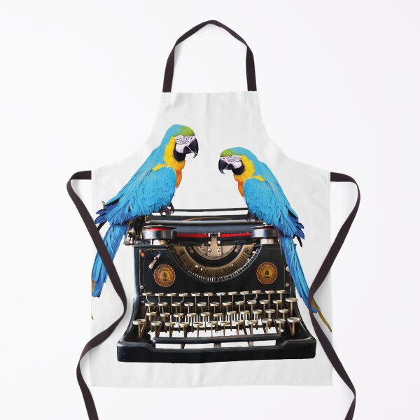 Item preview, Macaw Parrot Birds Typewriter Author Journalist designed and sold by Move-Art.