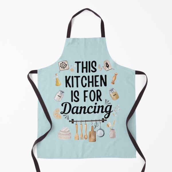 Item preview, This Kitchen Is For Dancing On Blue designed and sold by NatureGlow.