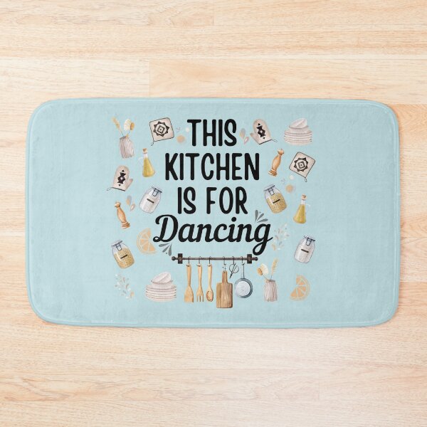 Item preview, This Kitchen Is For Dancing On Blue designed and sold by NatureGlow.